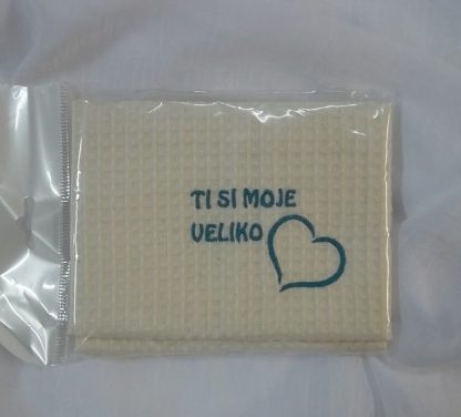 Kuhinjska krpa - "Ti si moje veliko srce"