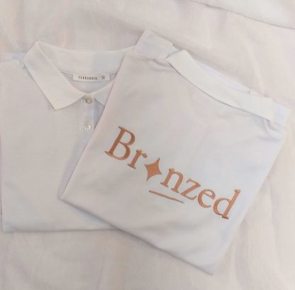 Logo na majici - "Bronzed"